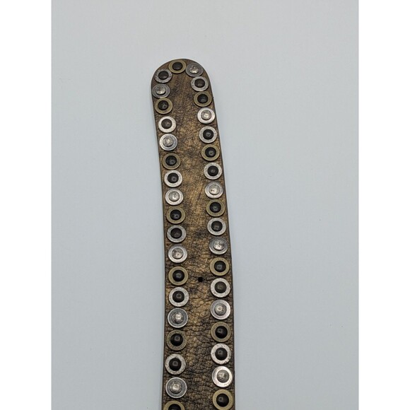 Suzi Roher Canada Belt Large Plus‎ - Steampunk Bronze Brown Union Jack Buckle main image 11